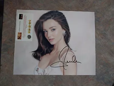 Signed Miranda Kerr Autographed 8x10 Photo With COA CERT No 693608 • $30