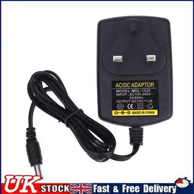 DC15V 2A Adapter AC 100V-240V To DC 15V Converter Power Supply Adapter   • £6.79