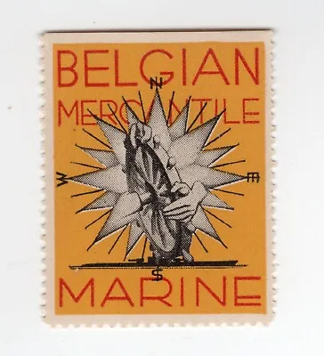 Belgium Ww Ii Merchant Marine Poster Stamp  • $4.99