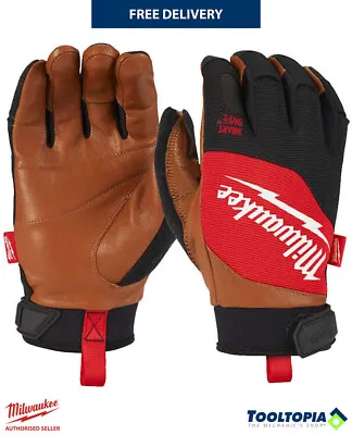 £23.19 • Buy Milwaukee Hybrid Leather Work Gloves Cut Resistance Protection M - XXL