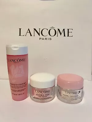 Lancom Day Gel Cream 15ml & Night Cream 15ml & Comforting Toner 50ml • £17.58