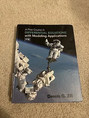 $74.99 • Buy A First Course In Differential Equations Hardcover 11th, By Zill Dennis G. Good