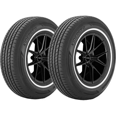 (QTY 2) 205/75R14 Hankook Kinergy ST H735 95T SL White Wall Tires • $199.98