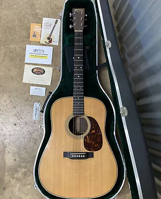Martin HD-28 Natural Acoustic Guitar - 2012 - With Case - HD28 • $2299.99
