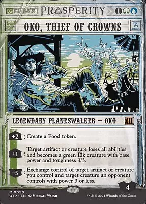 Oko Thief Of Crowns - Extended Art Showcase OTP NM MTG • $7