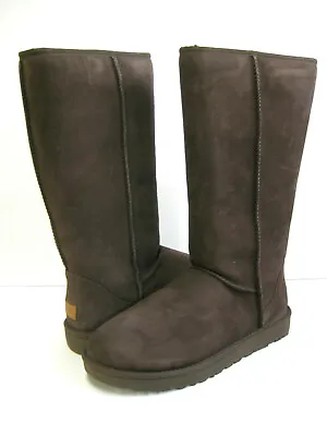 Ugg Classic Tall Ii Women Boots Suede Chocolate Us 10 /uk 8 /eu 41 • $179.99