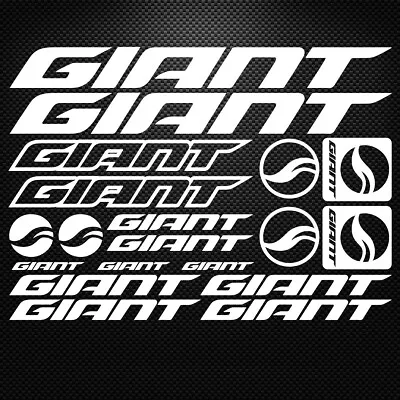 FITS Giant Vinyl Stickers Sheet Bike Frame Cycle Cycling Bicycle Mtb Road • $17.95