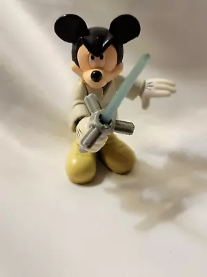 Disney Mickey Mouse Star Wars Jedi Saber Figure 2007 • $10.75
