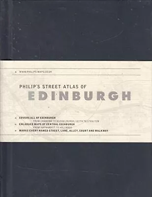 Philip's Street Atlas Of Edinburgh: D... Philip's Maps • £4.49