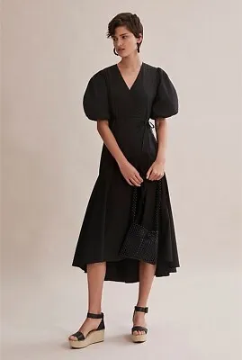 Country Road Black Wrap Maxi Dress Size 8 BNWOT • $75