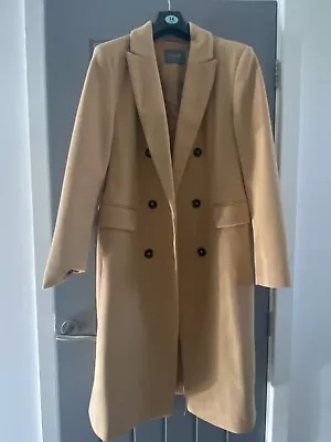 Camel Colour Long Coat Size 14 • £25