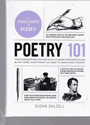 $12.86 • Buy Poetry 101: From Shakespeare And Rupi Kaur To Iambic Pentameter And Blank...