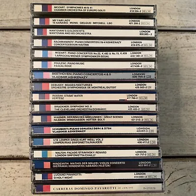 17 CD Lot All Full Silver 80's Classical 6 West Germany Beethoven Mozart Wagner • $114.99