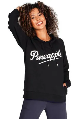PINEAPPLE Dancewear Womens Retro Sweater Hoodie Sweatshirt Black • £28