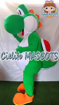 Yoshi Mascot Costume Yoshi Of Mario Bros Cosplay Botarga Cielito MASCOTS • $250