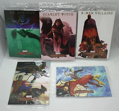 2008 Ud/skybox Marvel Masterpieces 2 (5 Sealed Cards) Box Topper Set • $24.99