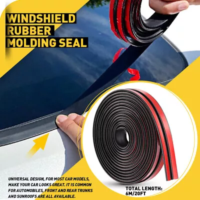 6M Car Roof Windshield Window Rubber Seal Strip Sealed Moulding Trim Accessories • $12.99