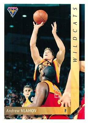 1994 Perth Wildcats NBL Basketball Futera Card - Andrew Vlahov • $3.21