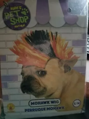 Rubie's Pet Shop Boutique Mohawk Wig Orange/Black NIP  • $9.99