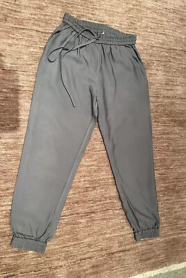 Viktoria Woods Podium Pants Drawstring Relaxed Grey Size 0 $49 • $49