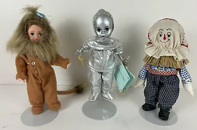 Lot Of 3 Madame Alexander 8  WIZARD Of OZ Dolls TIN MAN LION SCARECROW • $42.50