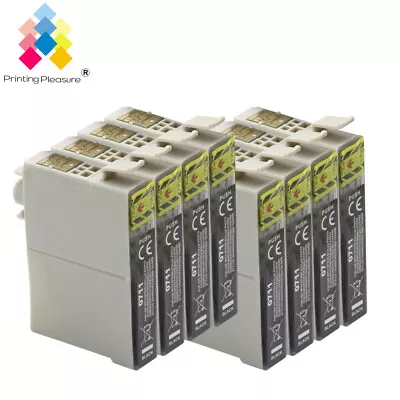 £7.99 • Buy Non-oem 8BK Ink Alternative For Epson Stylus SX105 SX210 DX8450 SX415 DX7450