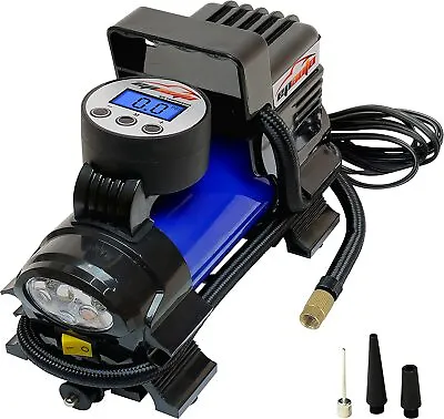 EPAuto 12V DC Portable Air Compressor Pump Digital Tire Inflator. Blue Color • $52.96