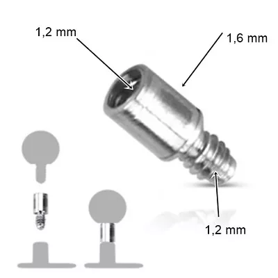 £3.30 • Buy Dermal Anchor - Expansion Extension Pendant Micro Dermal Piercing #107