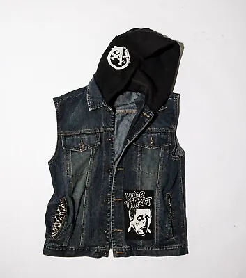 Custom Punk Vest With Hood • $28