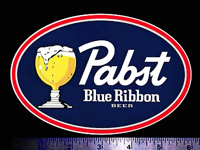 PABST Blue Ribbon Beer - Original Vintage 1970's 80’s Racing Decal/Sticker • $6.50