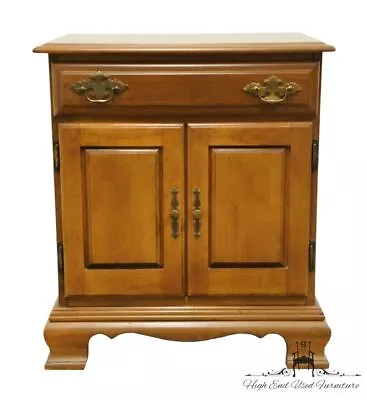 SUMTER CABINET Solid Hard Rock Maple Colonial Early American 22  Cabinet Nigh... • $272.79