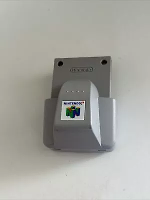 (OEM) Nintendo 64 Rumble Pak Controller - Gray (NUS-013) Clean Tested • $19.99