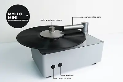 Vinyl Record Cleaning Machine Myllo Miny (White) • $400