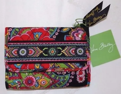 VERA BRADLEY - Euro Wallet Small Tri-fold Style - Symphony In Hue - New With Tag • $29.95