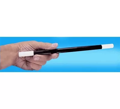 MAGIC WAND 13  Plastic Magician Wizard Tricks Kid Black White Tips Toy Stick New • $8.49