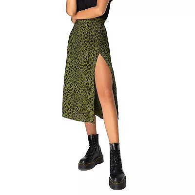 Fashion Skirt Printed Comfortable Leopard Elastic High Waist Skirt Women • $12.02