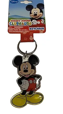 Disney Mickey Mouse Keychain- Lucite Shaped Key Chain(MK232) • $6.95