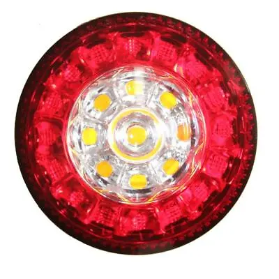 Motorcycle LED 3  Round Tail Light Brake Light Universal Fit (compare To KIWAV) • $19.99