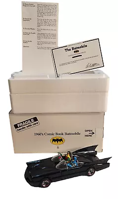 Danbury Mint Diecast Batmobile Vintage Batman Robin Car DC Comic 1960's • $99.99