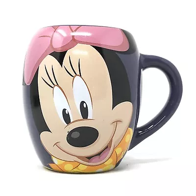 DISNEY Theme Parks MINNIE MOUSE SWEET Dark Purple Coffee Tea Mug Cup • $20.09