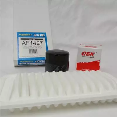 Suit TOYOTA Echo 1.3 1.5  2NZ-FE 1NZ-FE Air A1427 OIL Z386 Filter Service 99-05 • $34.36