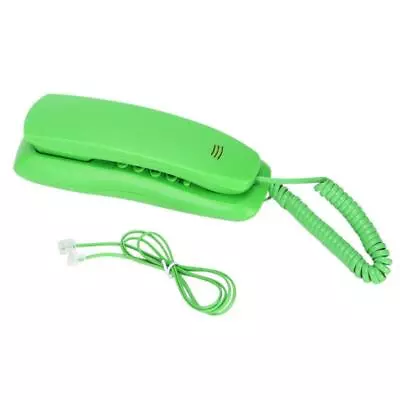 Corded Wall-Mounted Landline Telephone For Home - Green Color • £13.81