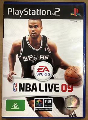 NBA Live 09 PLAYSTATION 2 Sony PS2 Aus Pal • $13.75