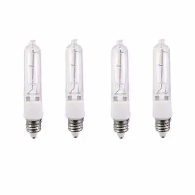 4 Qty. Halco 130V 50W T4 E11 Prism Q50CL/MC 50w 130v Halogen Clear Lamp Bulb • $19.95