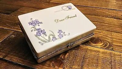 Ardleigh Elliott Dear Friend Music Box Jewelry Trinket Porcelain Ltd. Ed. • $6