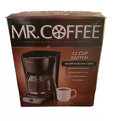 Mr. Coffee CG13 12 Cup Switch Coffeemaker Black • $18.75