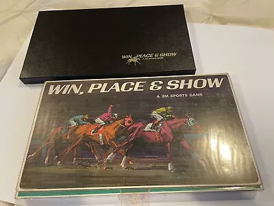 Vintage 1966 Win Place & Show Horse Racing Board Game By 3M Sports Game U.S.A. • $30