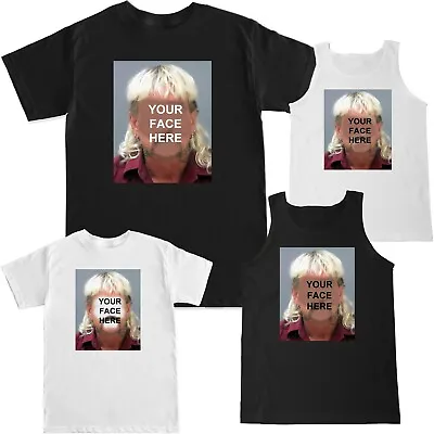 Tiger King Joe Exotic Customized Face Shirts Mens T Shirt • $16.99