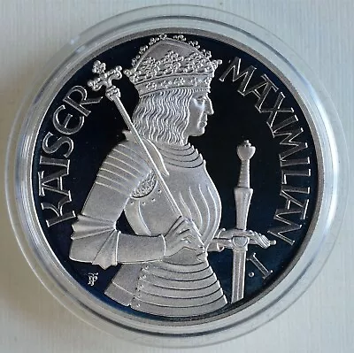 $49.95 • Buy 1992 Austria 100 Schilling Kaiser Maximilian I Silver Proof Commemorative Coin