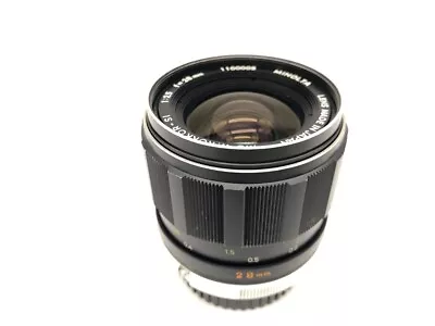 Poor Condition Item Minolta Mc Rokkor 28Mm F2.5 Interchangeable Lens • $187